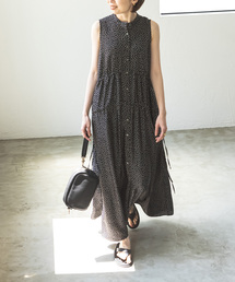 Spick and Span ワンピース 黒x白(チェック) 0402225Y0225 ドッキングキャミワンピース（ワンピース）｜U by SPICK&SPAN