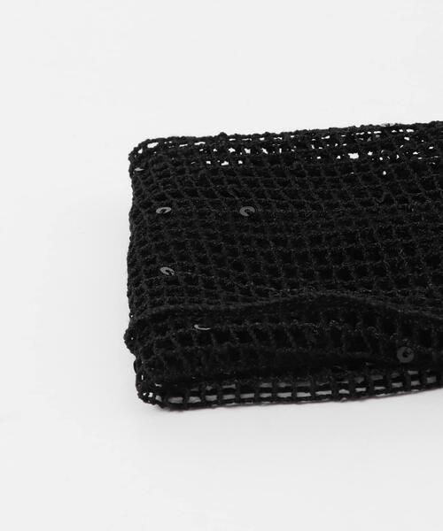SMELLY（スメリー）の「スパンコールメッシュヘアターバン（ヘアバンド・レディース・ブラック・-）」の9枚目の写真