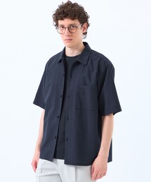 MACKINTOSH PHILOSOPHY（ﾏｯｷﾝﾄｯｼｭ ﾌｨﾛｿﾌｨｰ）の「空羽サッカーチェック 半袖オープンカラーシャツ（シャツ/ブラウス・メンズ）」