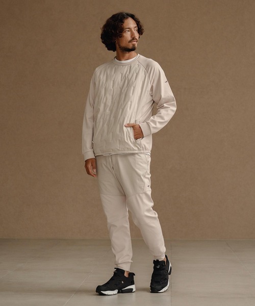 CALL&RESPONSE（コールアンドレスポンス）の「mlt5305-切り替え中綿入りPO-裏起毛 プルオーバー（Tシャツ/カットソー・メンズ・ベージュ/ブラック・2/4/5）」の11枚目の写真