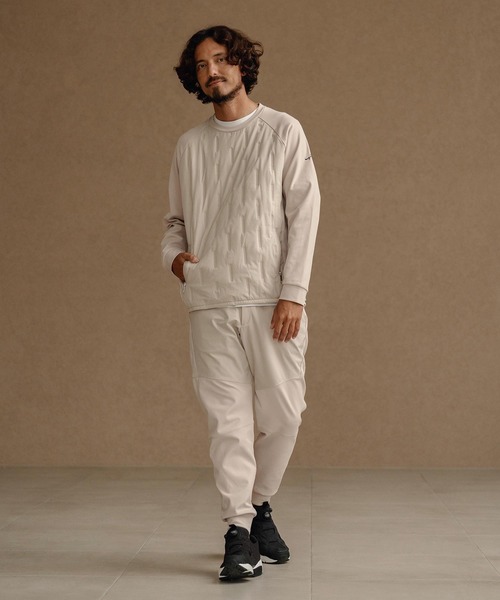 CALL&RESPONSE（コールアンドレスポンス）の「mlt5305-切り替え中綿入りPO-裏起毛 プルオーバー（Tシャツ/カットソー・メンズ・ベージュ/ブラック・2/4/5）」の12枚目の写真