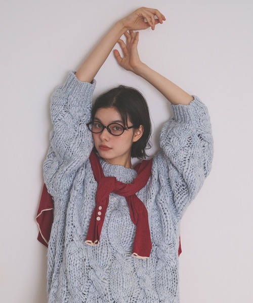 sheer color scheme cardigan / シアーカラースキームカーディガン