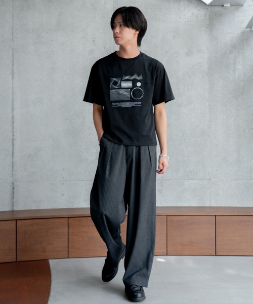 SINSS(シンス)の「Gurkha stripe slacks / グルカストライプスラックス(スラックス・メンズ・ブラック/チャコール・SMALL/MEDIUM/LARGE)」の13枚目の写真
