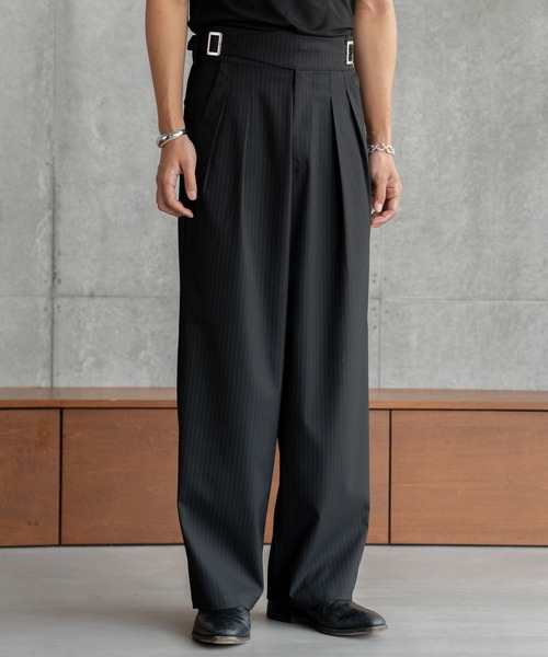 sinss スラックス タグ無し新品未使用 セール】Gurkha stripe slacks / グルカストライプスラックス