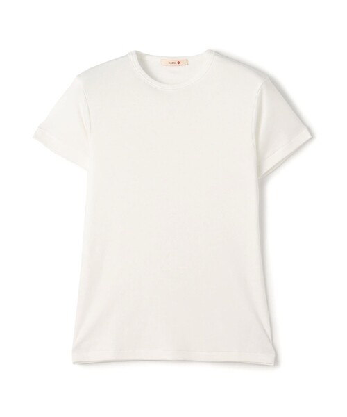 【BACCA】シーアイランドコットン ベーシックハーフカットソー シーアイランドコットン ベーシックハーフカットソー（Tシャツ