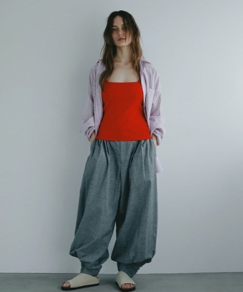 ETRE TOKYO（エトレトウキョウ）の「バンドゥセットニットキャミソール（キャミソール・レディース・ホワイト/レッド/ブラック・FREE）」の8枚目の写真