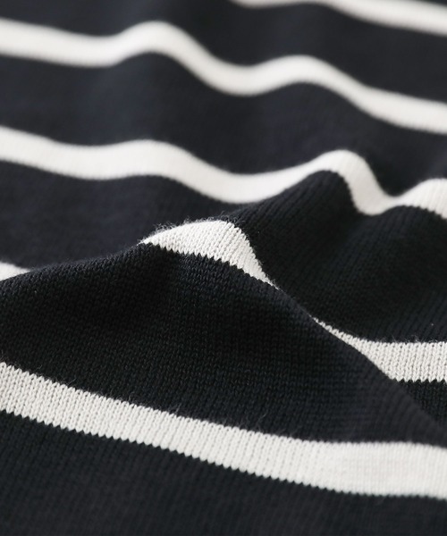 somari imagination（ソマリ イマジネーション）の「『配色ニットポロワンピース』（ワンピース・レディース・ブラック/ボルドー・1/2）」の16枚目の写真