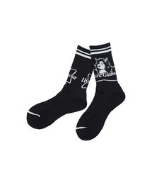 HYSTERIC GLAMOUR | 2TONE DEVIL WOMAN スポーツソックス(ソックス/靴下)
