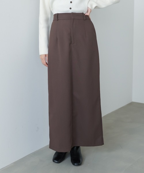 Bab（バブ）の「【S・Mサイズ展開】ツイルタイトロングスカート（スカート・レディース・ベージュ/ブラウン/アイボリー/ブラック・S/M）」の19枚目の写真