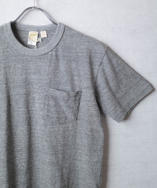 BARNS OUTFITTERS（バーンズアウトフィッターズ）の「【PH2】【BARNS OUTFITTERS】吊天竺 ショートスリーブ クルーネック Tシャツ（Tシャツ/カットソー・メンズ・ホワイト/ゴールド/オレンジ/グレー/ロイヤルブルー/ブラック・0/2/1）」の16枚目の写真