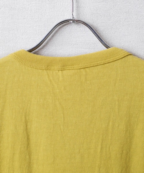 BARNS OUTFITTERS（バーンズアウトフィッターズ）の「【PH2】【BARNS OUTFITTERS】吊天竺 ショートスリーブ クルーネック Tシャツ（Tシャツ/カットソー・メンズ・ホワイト/ゴールド/オレンジ/グレー/ロイヤルブルー/ブラック・0/2/1）」の8枚目の写真