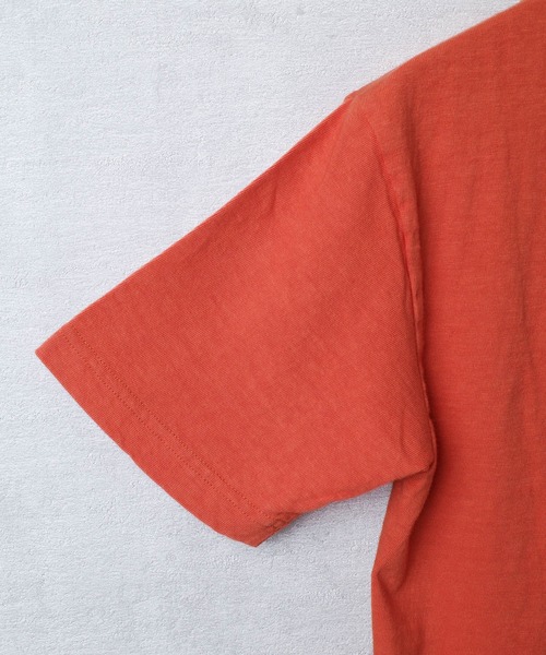 BARNS OUTFITTERS（バーンズアウトフィッターズ）の「【PH2】【BARNS OUTFITTERS】吊天竺 ショートスリーブ クルーネック Tシャツ（Tシャツ/カットソー・メンズ・ホワイト/ゴールド/オレンジ/グレー/ロイヤルブルー/ブラック・0/2/1）」の14枚目の写真