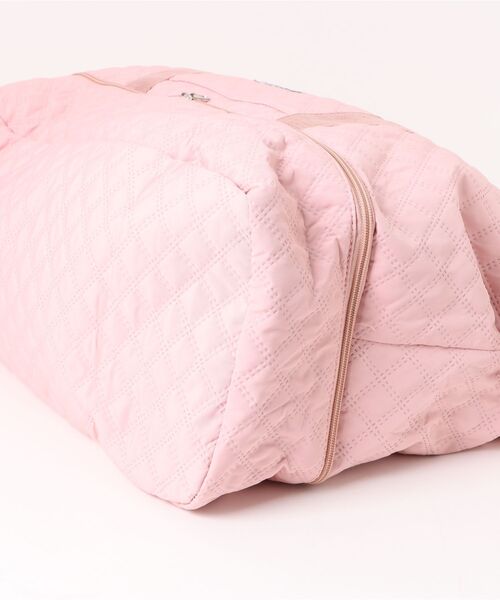 VIBGYOR（ヴィブジョー）の「LESRIRE/キルティングトラベルバッグ L9215（ボストンバッグ・レディース・ブラック/ピンクベージュ/グリーン/ピンク/ホワイト・FREE）」の12枚目の写真