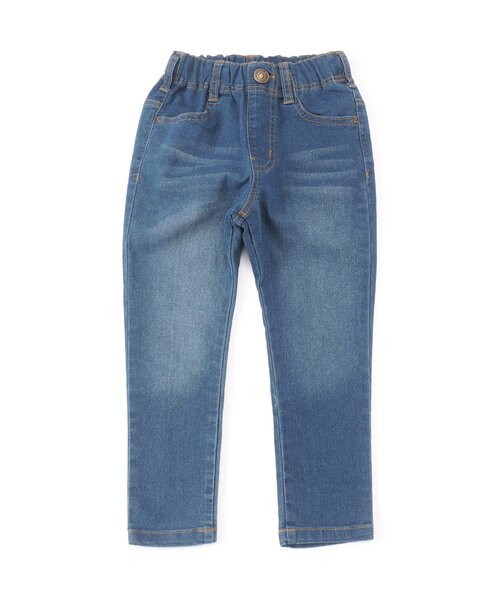 BREEZE(ブリーズ)の「【ストレッチ】らくらくスキニーパンツ_ジュニア対応(その他パンツ・キッズ・ブラック/ベージュ/パープル/ネイビー/レッド/オフホワイト/カーキ/ピンク/ライム/ブルー・90/100/110/120/130/140/150/160)」の7枚目の写真