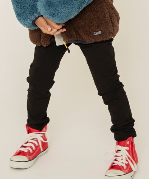 BREEZE(ブリーズ)の「【ストレッチ】らくらくスキニーパンツ_ジュニア対応(その他パンツ・キッズ・ブラック/ベージュ/パープル/ネイビー/レッド/オフホワイト/カーキ/ピンク/ライム/ブルー・90/100/110/120/130/140/150/160)」の2枚目の写真