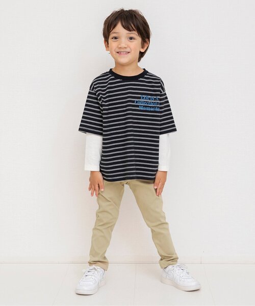 BREEZE(ブリーズ)の「【ストレッチ】らくらくスキニーパンツ_ジュニア対応(その他パンツ・キッズ・ブラック/ベージュ/パープル/ネイビー/レッド/オフホワイト/カーキ/ピンク/ライム/ブルー・90/100/110/120/130/140/150/160)」の11枚目の写真