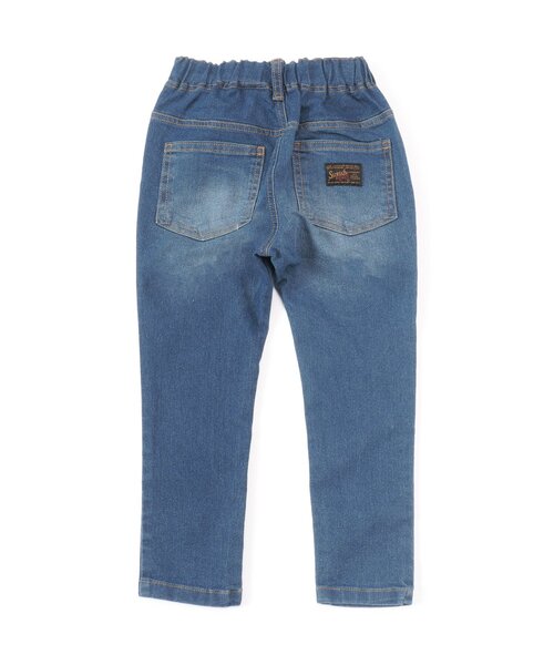 BREEZE(ブリーズ)の「【ストレッチ】らくらくスキニーパンツ_ジュニア対応(その他パンツ・キッズ・ブラック/ベージュ/パープル/ネイビー/レッド/オフホワイト/カーキ/ピンク/ライム/ブルー・90/100/110/120/130/140/150/160)」の14枚目の写真