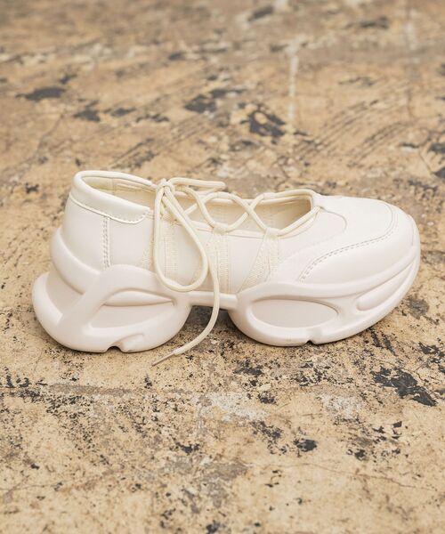 RETRO GIRL(レトロガール)の「バレエスニーカー(その他シューズ・レディース・シルバー/オフホワイト/ブラック・LARGE/MEDIUM)」の15枚目の写真