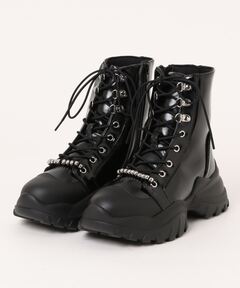 セール】GANNI Eyelets Lace Up Ballerina（バレエシューズ