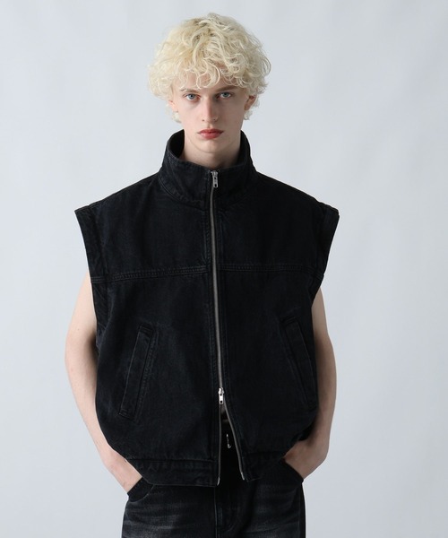 HARE（ハレ）の「【SET UP対応】2WAYデニムスタンドブルゾン(HARE