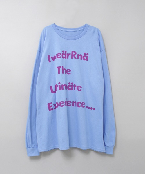 RNA(アールエヌエー)の「M2520 CATハートブリントロンT(Tシャツ/カットソー・レディース・ホワイト/ホワイト系その他/ブルー・MEDIUM)」の14枚目の写真