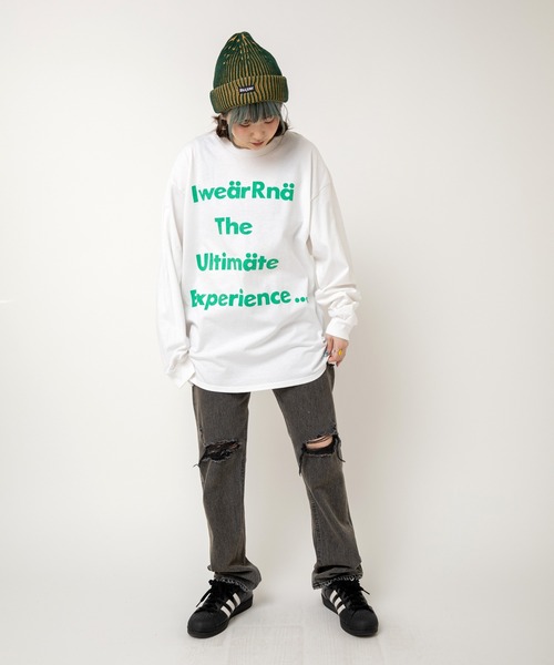 RNA(アールエヌエー)の「M2520 CATハートブリントロンT(Tシャツ/カットソー・レディース・ホワイト/ホワイト系その他/ブルー・MEDIUM)」の19枚目の写真