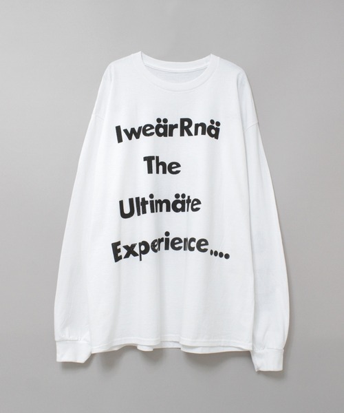 RNA(アールエヌエー)の「M2520 CATハートブリントロンT(Tシャツ/カットソー・レディース・ホワイト/ホワイト系その他/ブルー・MEDIUM)」の6枚目の写真