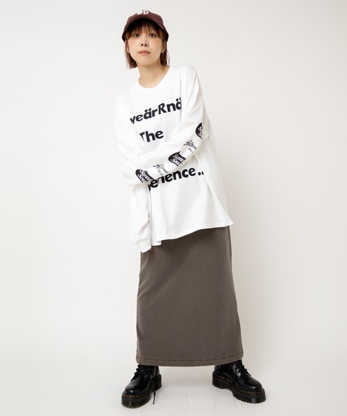 RNA(アールエヌエー)の「M2520 CATハートブリントロンT(Tシャツ/カットソー・レディース・ホワイト/ホワイト系その他/ブルー・MEDIUM)」の16枚目の写真