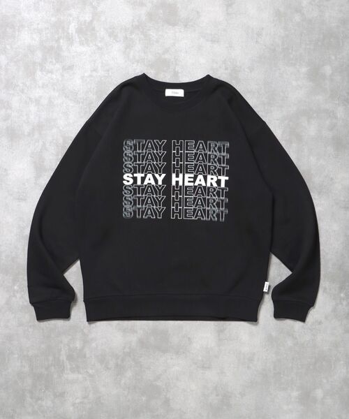 FFEIN（フェイン）の「【FFEIN（フェイン）】ヘビーウエイトぼかしメッセージロゴスウェット / 裏起毛 スウェット クルーネック プリント（スウェット・メンズ・ブラウン/アッシュグレー/ネイビー/その他1/ブラック・SMALL/MEDIUM/LARGE）」の13枚目の写真