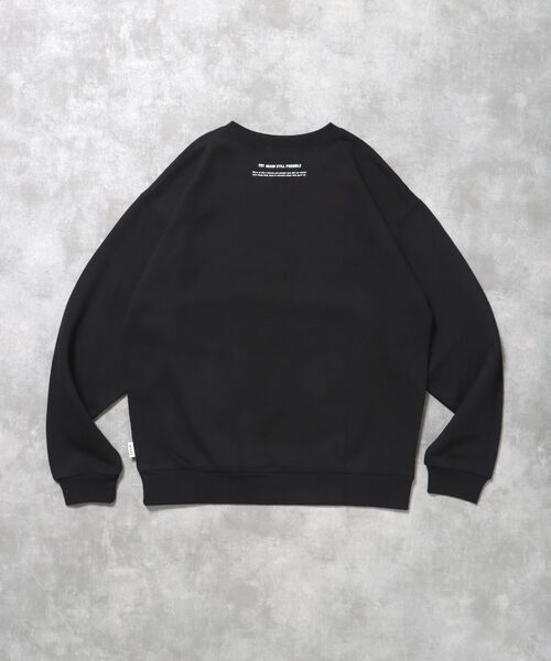 FFEIN（フェイン）の「【FFEIN（フェイン）】ヘビーウエイトぼかしメッセージロゴスウェット / 裏起毛 スウェット クルーネック プリント（スウェット・メンズ・ブラウン/アッシュグレー/ネイビー/その他1/ブラック・SMALL/MEDIUM/LARGE）」の14枚目の写真