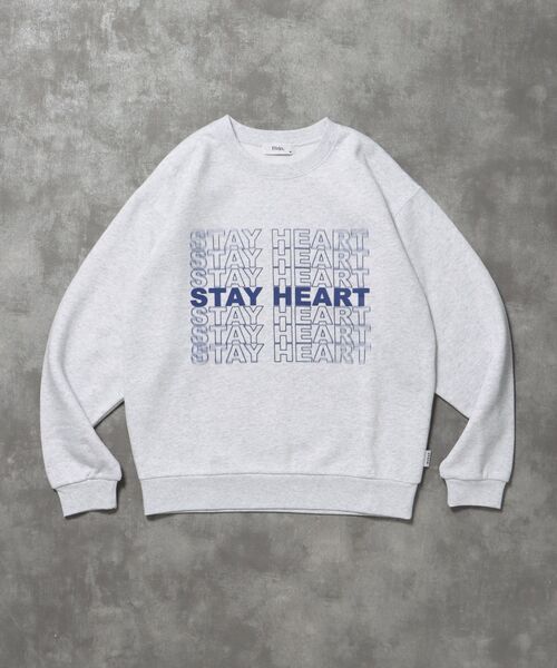 FFEIN（フェイン）の「【FFEIN（フェイン）】ヘビーウエイトぼかしメッセージロゴスウェット / 裏起毛 スウェット クルーネック プリント（スウェット・メンズ・ブラウン/アッシュグレー/ネイビー/その他1/ブラック・SMALL/MEDIUM/LARGE）」の18枚目の写真