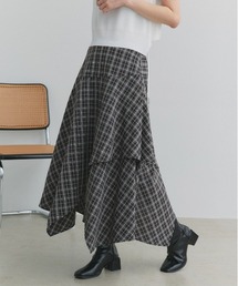 ad thie | イレヘムデザイン チェックスカート(スカート)