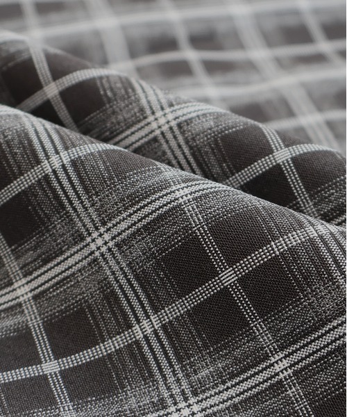 ad thie（アドティエ）の「イレヘムデザイン チェックスカート（スカート・レディース・ブラック/ネイビー・FREE）」の7枚目の写真