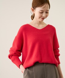 ROPE' PICNIC | 【新色追加】スフレニットシリーズ Vネックニットプルオーバー/イージーケア・リンクコーデ(ニット/セーター)