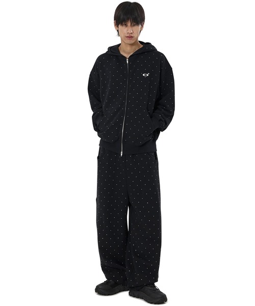 OY(オーワイ)の「『OY/オーワイ』CRYSTAL DOT SWEATPANTS/クリスタルドットスウェットパンツ(スウェットパンツ・レディース・ブラック・M/L)」の5枚目の写真