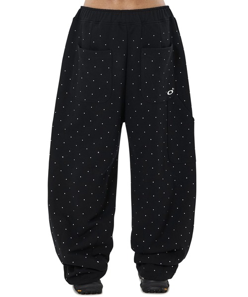 OY(オーワイ)の「『OY/オーワイ』CRYSTAL DOT SWEATPANTS/クリスタルドットスウェットパンツ(スウェットパンツ・レディース・ブラック・M/L)」の4枚目の写真