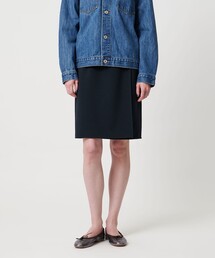 スカート（ブルー・ネイビー/青色系・ひざ丈）ファッション通販