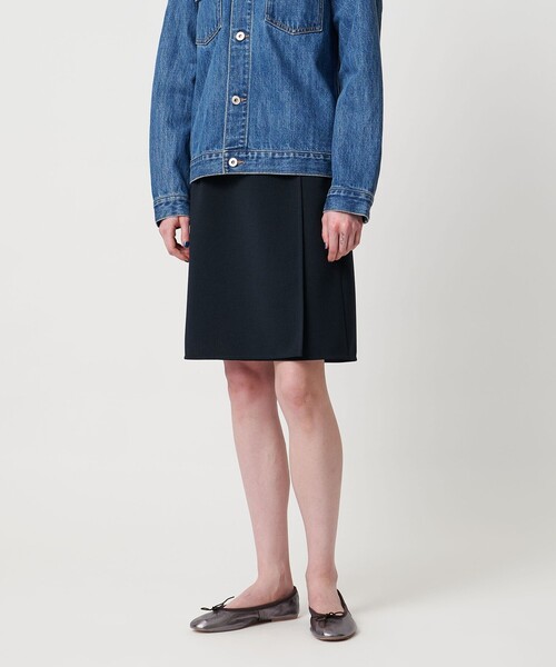 Steven Alan（スティーブンアラン）の「＜Steven Alan＞ダブルクロス ラップスカート（スカート・レディース・ダークグレー/ネイビー・S/M）」の7枚目の写真