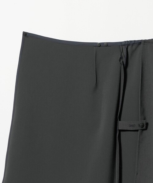 Steven Alan（スティーブンアラン）の「＜Steven Alan＞ダブルクロス ラップスカート（スカート・レディース・ダークグレー/ネイビー・S/M）」の15枚目の写真