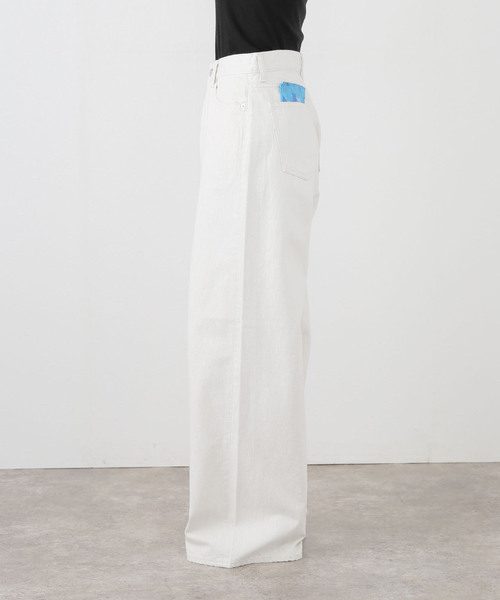 SERGE de bleu（サージ）の「《追加4》SERGE/サージ KHUFU（デニムパンツ・レディース・ホワイト・25/24/23/26）」の10枚目の写真