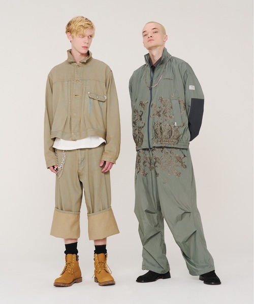 elephant TRIBAL fabrics(エレファントトライバルファブリックス)の「elephant TRIBAL fabrics ON THE WAY DENIM PANTS(デニムパンツ・メンズ・ブラック/ベージュ・SMALL/MEDIUM)」の9枚目の写真