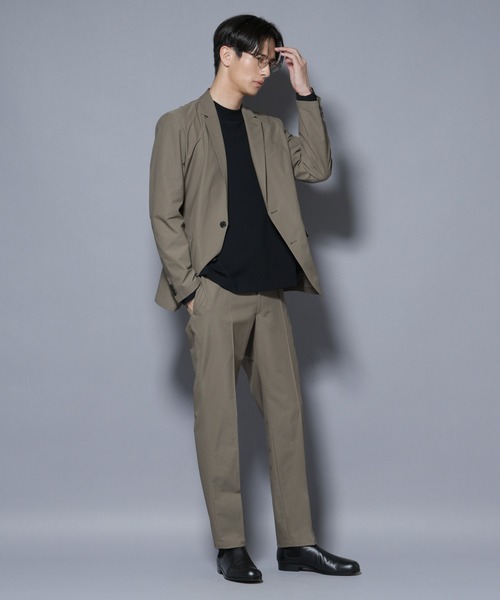 NANO universe(ナノユニバース)の「「N TROUSERS BASIC」SizeMoreTEXBRID(R)ストレッチパンツ(セットアップ可)(スラックス・メンズ・グリーン系その他4/ダークネイビー・M~L/L/XL)」の8枚目の写真
