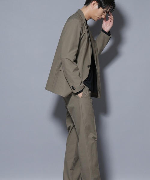 NANO universe(ナノユニバース)の「「N TROUSERS BASIC」SizeMoreTEXBRID(R)ストレッチパンツ(セットアップ可)(スラックス・メンズ・グリーン系その他4/ダークネイビー・M~L/L/XL)」の9枚目の写真