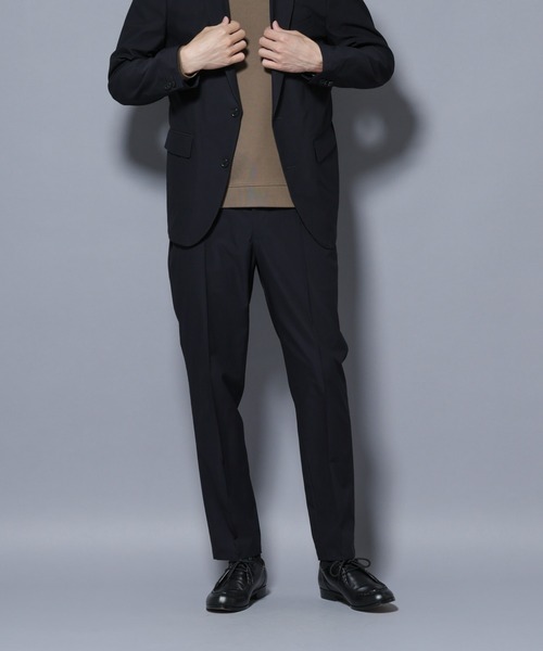 NANO universe(ナノユニバース)の「「N TROUSERS BASIC」SizeMoreTEXBRID(R)ストレッチパンツ(セットアップ可)(スラックス・メンズ・グリーン系その他4/ダークネイビー・M~L/L/XL)」の10枚目の写真