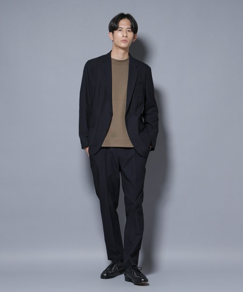 NANO universe(ナノユニバース)の「「N TROUSERS BASIC」SizeMoreTEXBRID(R)ストレッチパンツ(セットアップ可)(スラックス・メンズ・グリーン系その他4/ダークネイビー・M~L/L/XL)」の14枚目の写真