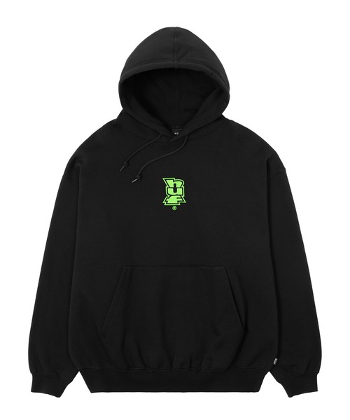 HUF(ハフ)の「MEGABLAST EMB HOODIE(パーカー・メンズ・ネイビー/アッシュグレー/ブラウン系その他/ブラック・XXL/XL/L/M/S)」の2枚目の写真