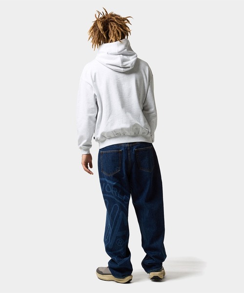 HUF(ハフ)の「MEGABLAST EMB HOODIE(パーカー・メンズ・ネイビー/アッシュグレー/ブラウン系その他/ブラック・XXL/XL/L/M/S)」の14枚目の写真