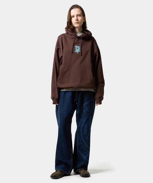 HUF(ハフ)の「MEGABLAST EMB HOODIE(パーカー・メンズ・ネイビー/アッシュグレー/ブラウン系その他/ブラック・XXL/XL/L/M/S)」の15枚目の写真