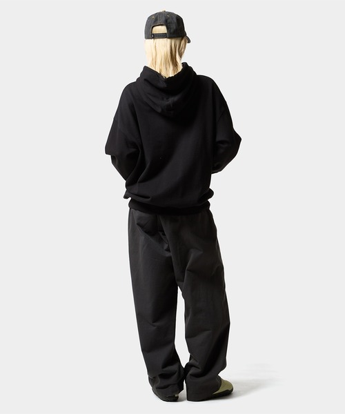 HUF(ハフ)の「MEGABLAST EMB HOODIE(パーカー・メンズ・ネイビー/アッシュグレー/ブラウン系その他/ブラック・XXL/XL/L/M/S)」の11枚目の写真