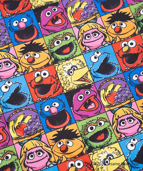 FRUIT OF THE LOOM（フルーツオブザルーム）の「SESAME STREET×FTL エコバッグ / セサミグラフィック / コンパクト（エコバッグ/サブバッグ・メンズ・パープル/ライトグレー/アイボリー・FREE）」の13枚目の写真